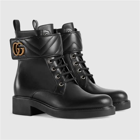 gucci double g ankle boots|gucci monogram thigh high boots.